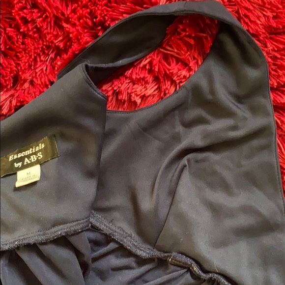 Navy halter midi dress - Picture 11 of 13